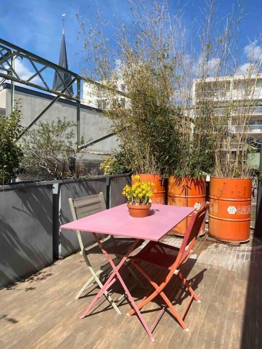 Rare ! Loft Atypique Centre-Ville Parking Jardin Reims Kültér fotó